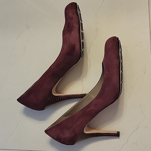 Cole Haan Nike Air suede heels size 9 1/2 - Picture 1 of 5